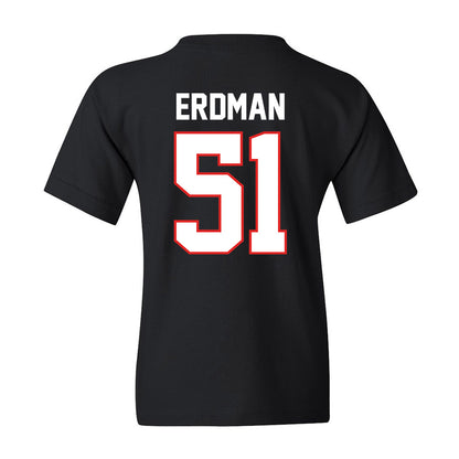 Texas Tech - NCAA Baseball : Zach Erdman - Youth T-Shirt Sports Shersey