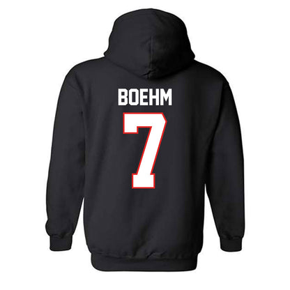 Texas Tech - NCAA Baseball : Garet Boehm - Hooded Sweatshirt Sports Shersey