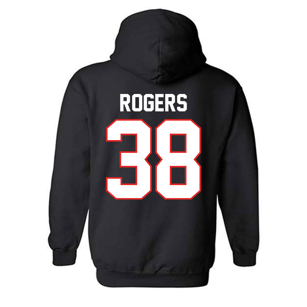 Texas Tech - NCAA Baseball : Jacob Rogers - Hooded Sweatshirt Sports Shersey