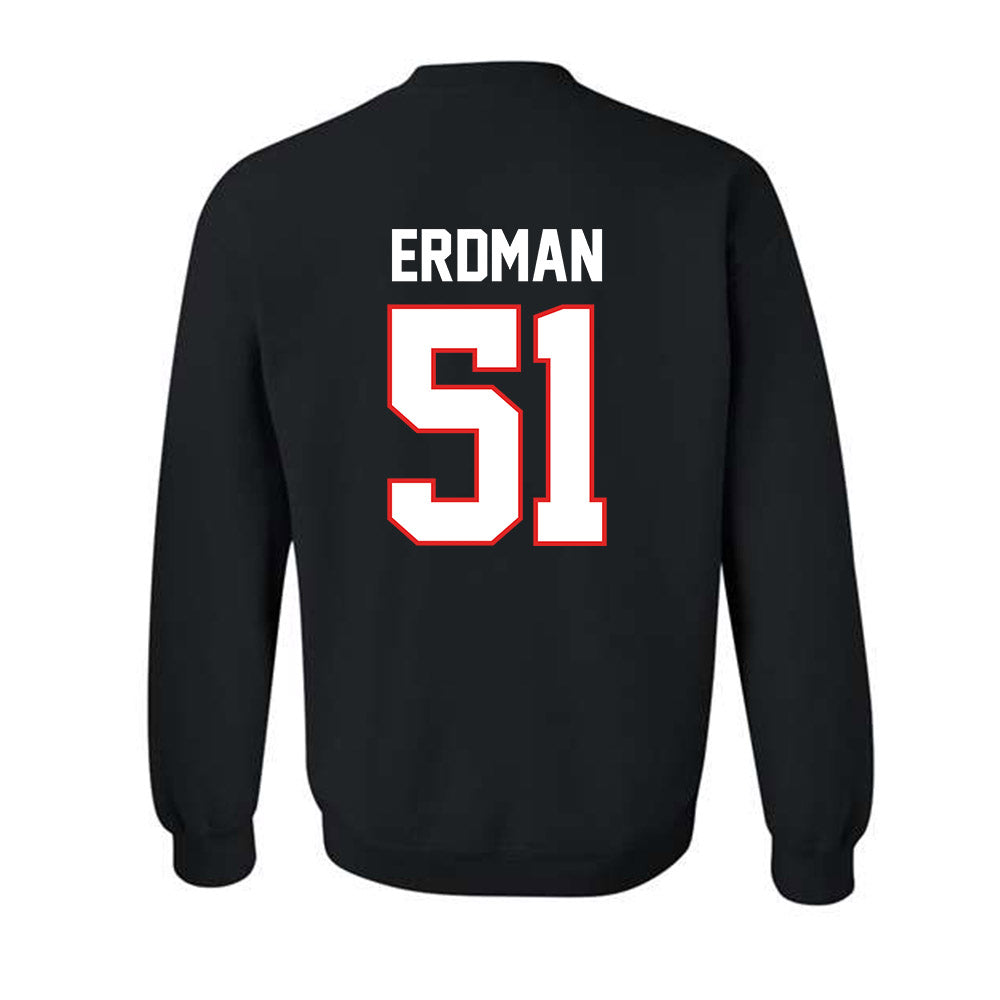 Texas Tech - NCAA Baseball : Zach Erdman - Crewneck Sweatshirt Sports Shersey