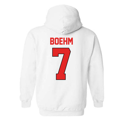 Texas Tech - NCAA Baseball : Garet Boehm - Hooded Sweatshirt Sports Shersey