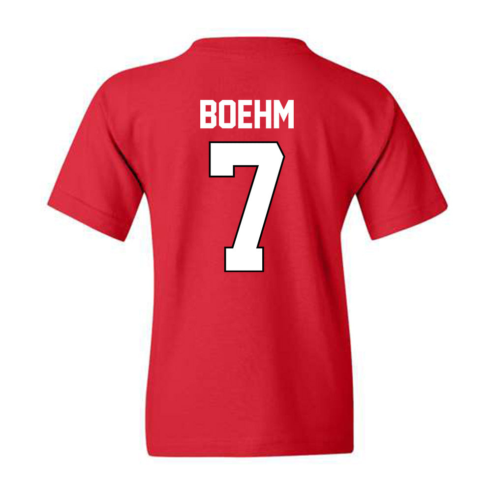 Texas Tech - NCAA Baseball : Garet Boehm - Youth T-Shirt Sports Shersey