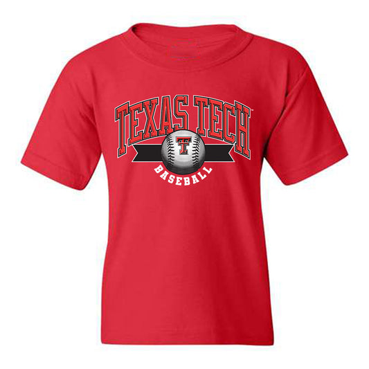 Texas Tech - NCAA Baseball : Trendan Parish - Youth T-Shirt Sports Shersey