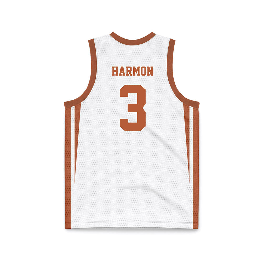 Texas - NCAA Women's Basketball : Rori Harmon - Basketball Jersey White