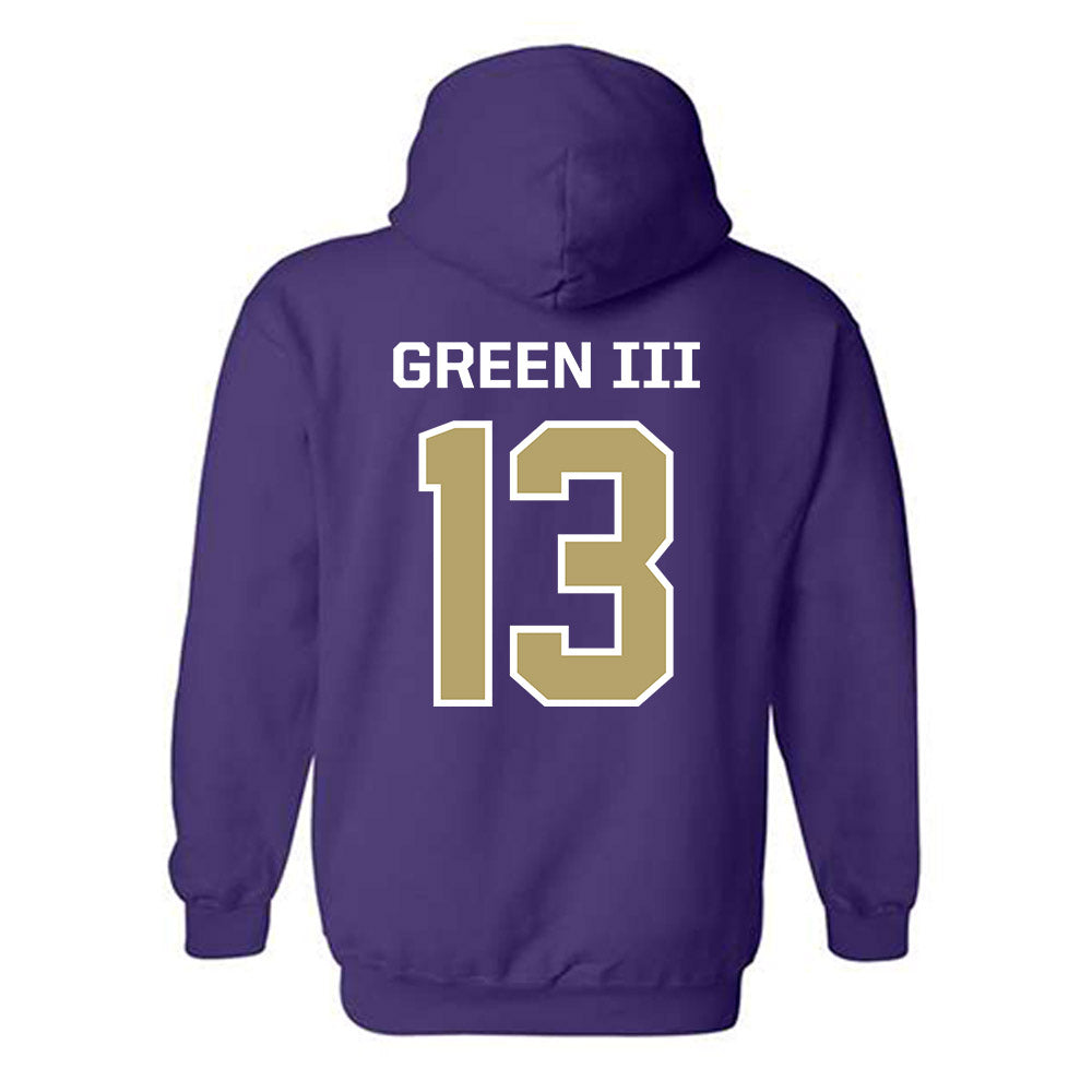 JMU - NCAA Men's Basketball : Michael Green III - Hooded Sweatshirt Classic Shersey