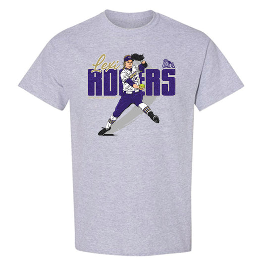 JMU - NCAA Softball : Lexi Rogers - T-Shirt Individual Caricature