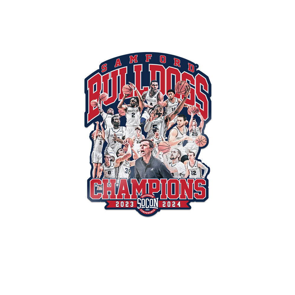 Samford - NCAA Men's Basketball Official 2023 - 2024 Post Season Sticker