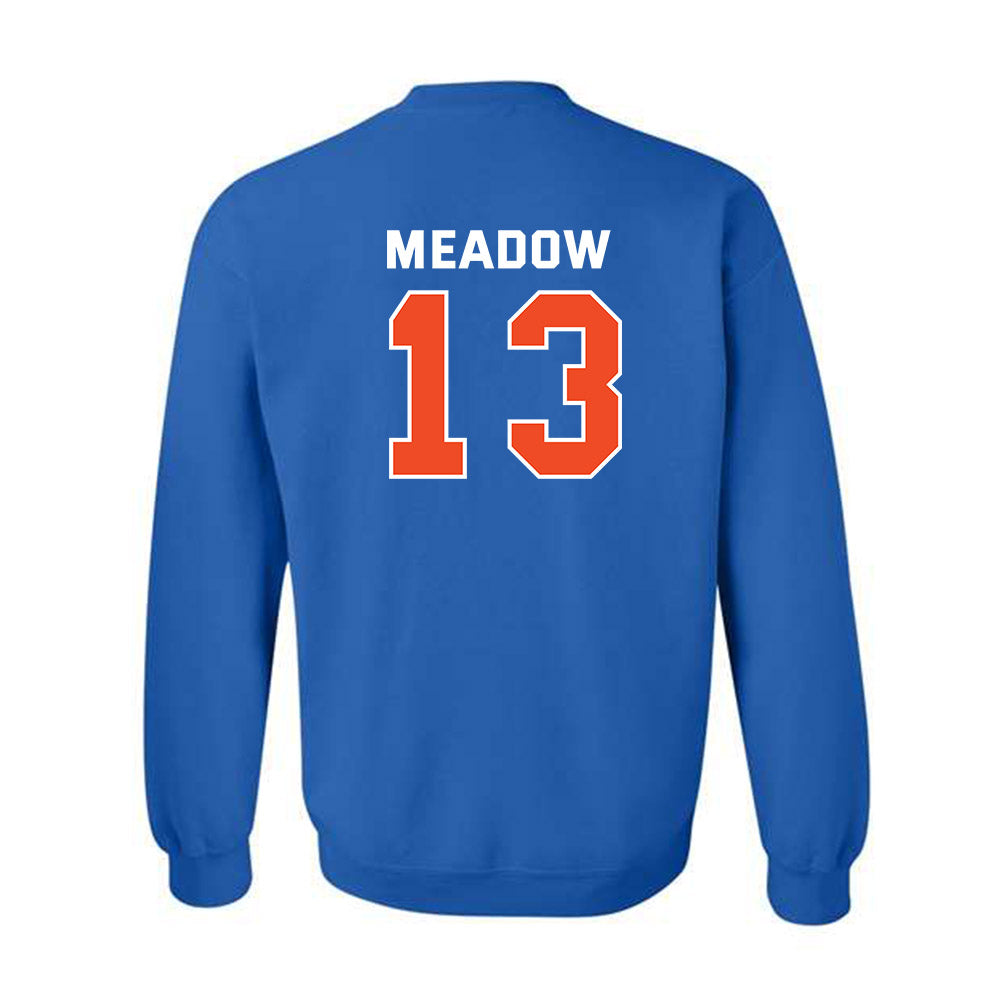 Boise State - NCAA Men's Basketball : Andrew Meadow - Crewneck Sweatshirt Sports Shersey