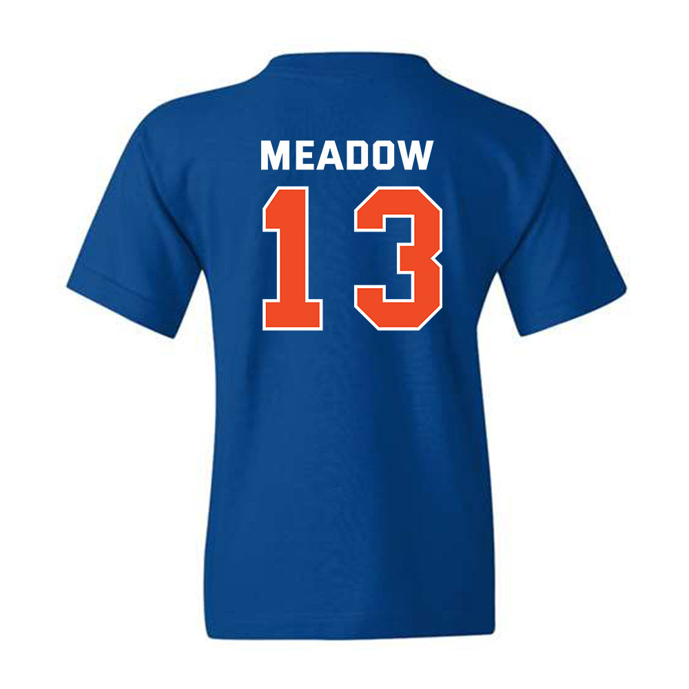 Boise State - NCAA Men's Basketball : Andrew Meadow - Youth T-Shirt Sports Shersey