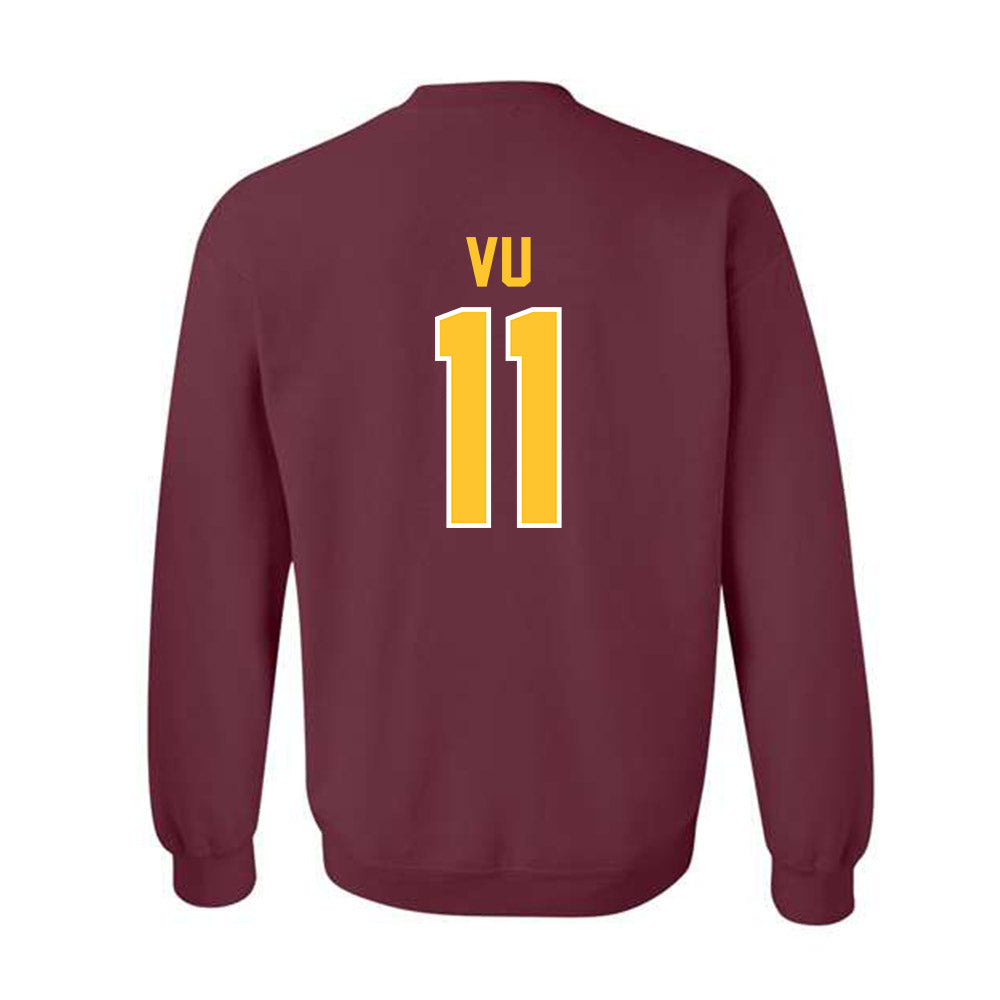 Arizona State - NCAA Baseball : Kien Vu - Crewneck Sweatshirt Sports Shersey