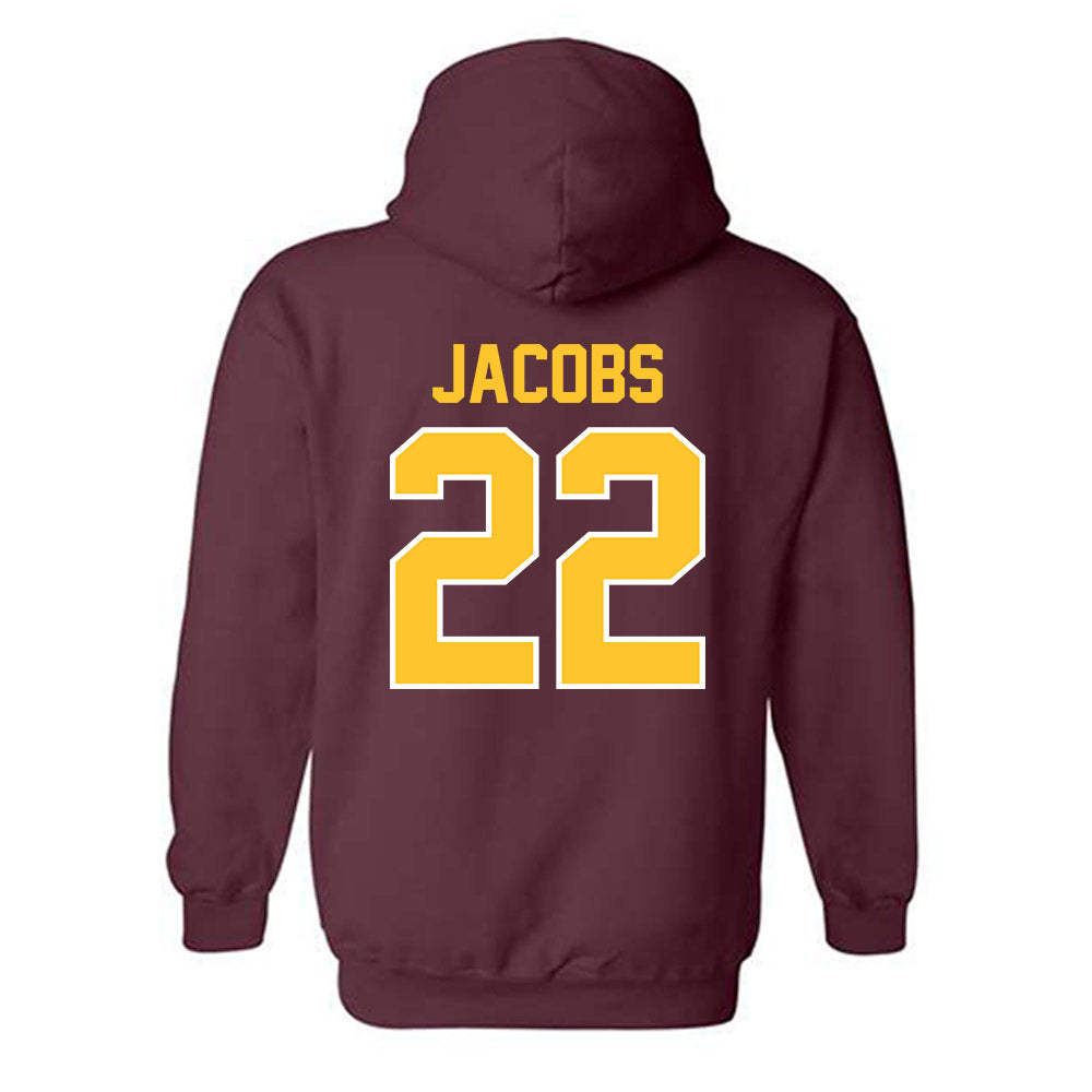 Arizona State - NCAA Baseball : Ben Jacobs - Hooded Sweatshirt Sports Shersey