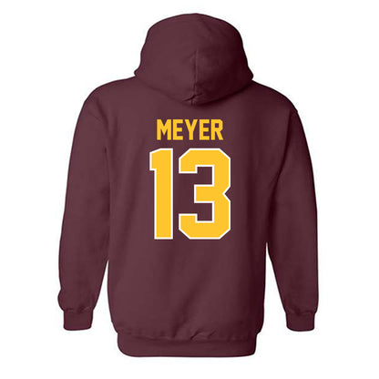 Arizona State - NCAA Baseball : Tyler Meyer - Hooded Sweatshirt Sports Shersey