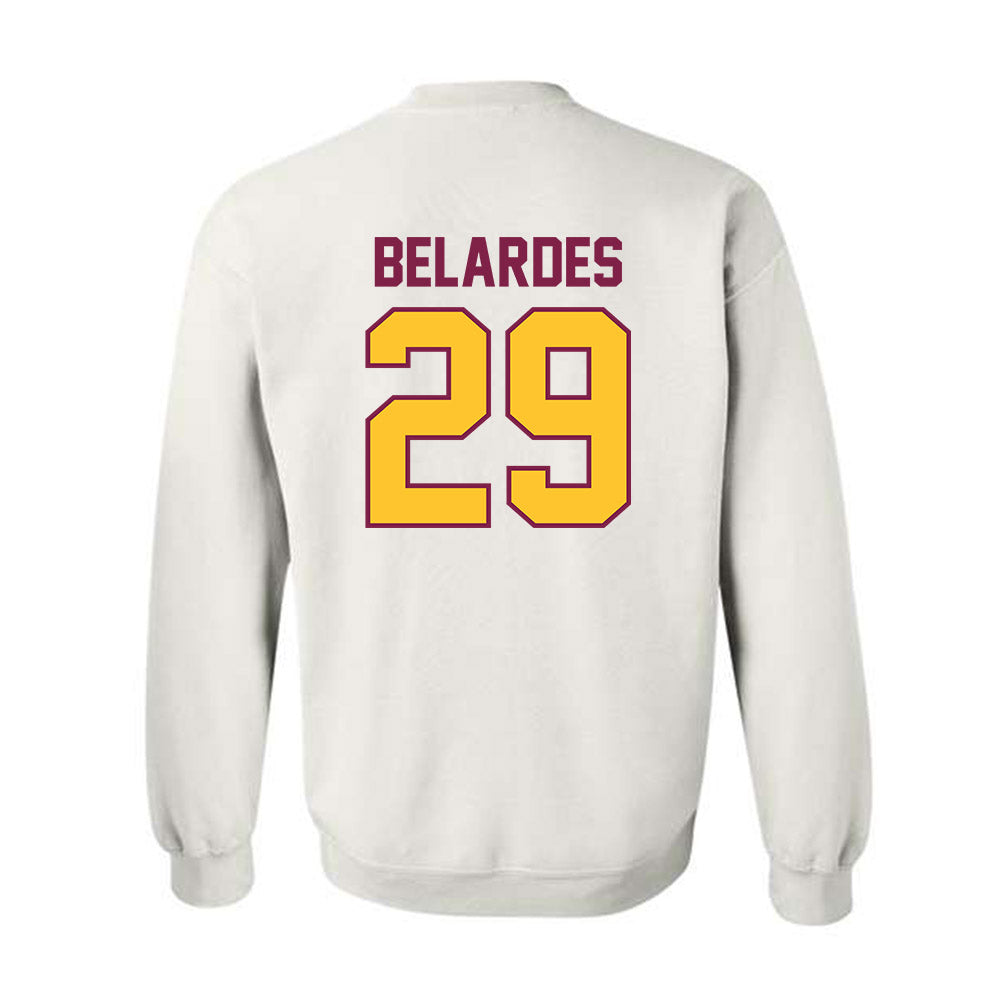 Arizona State - NCAA Baseball : Alec Belardes - Crewneck Sweatshirt Sports Shersey