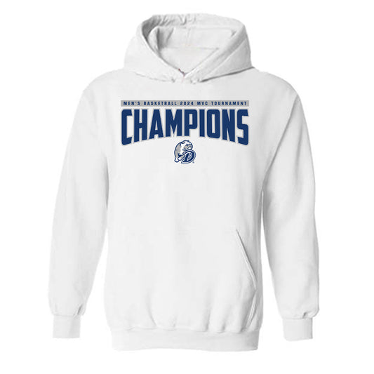 Drake - NCAA Men's Basketball : 2024 Tournament Champions - Hooded Sweatshirt Roster Shirt