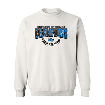 MTSU - NCAA Women's Basketball : 2024 Conference USA Tournament Champions - Crewneck Sweatshirt Roster Shirt