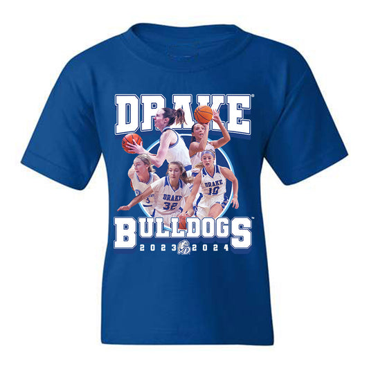 Drake - NCAA Women's Basketball Official 2023 - 2024 Post Season Youth T-Shirt