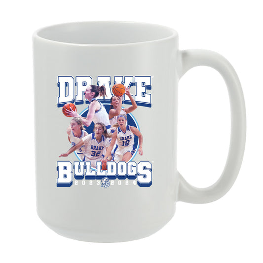 Drake - NCAA Women's Basketball Official 2023 - 2024 Post Season Mug