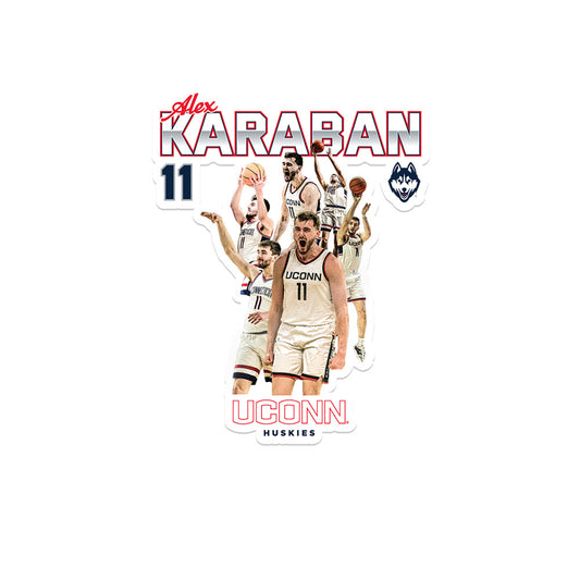 UConn - NCAA Men's Basketball : Alex Karaban - Official 2023 - 2024 Post Season -  Sticker