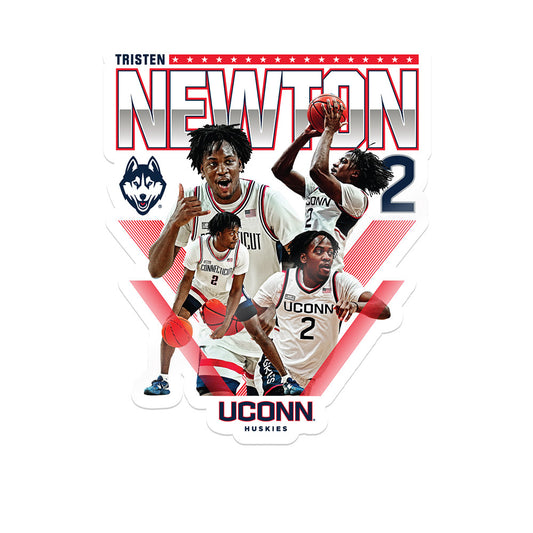 UConn - NCAA Men's Basketball : Tristen Newton - Official 2023 - 2024 Post SeasonSticker
