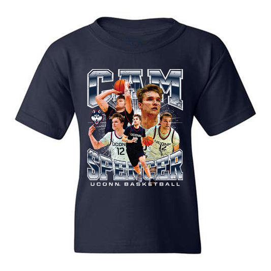 UConn - NCAA Men's Basketball : Cameron Spencer - Official 2023 - 2024 Post Season Youth T-Shirt