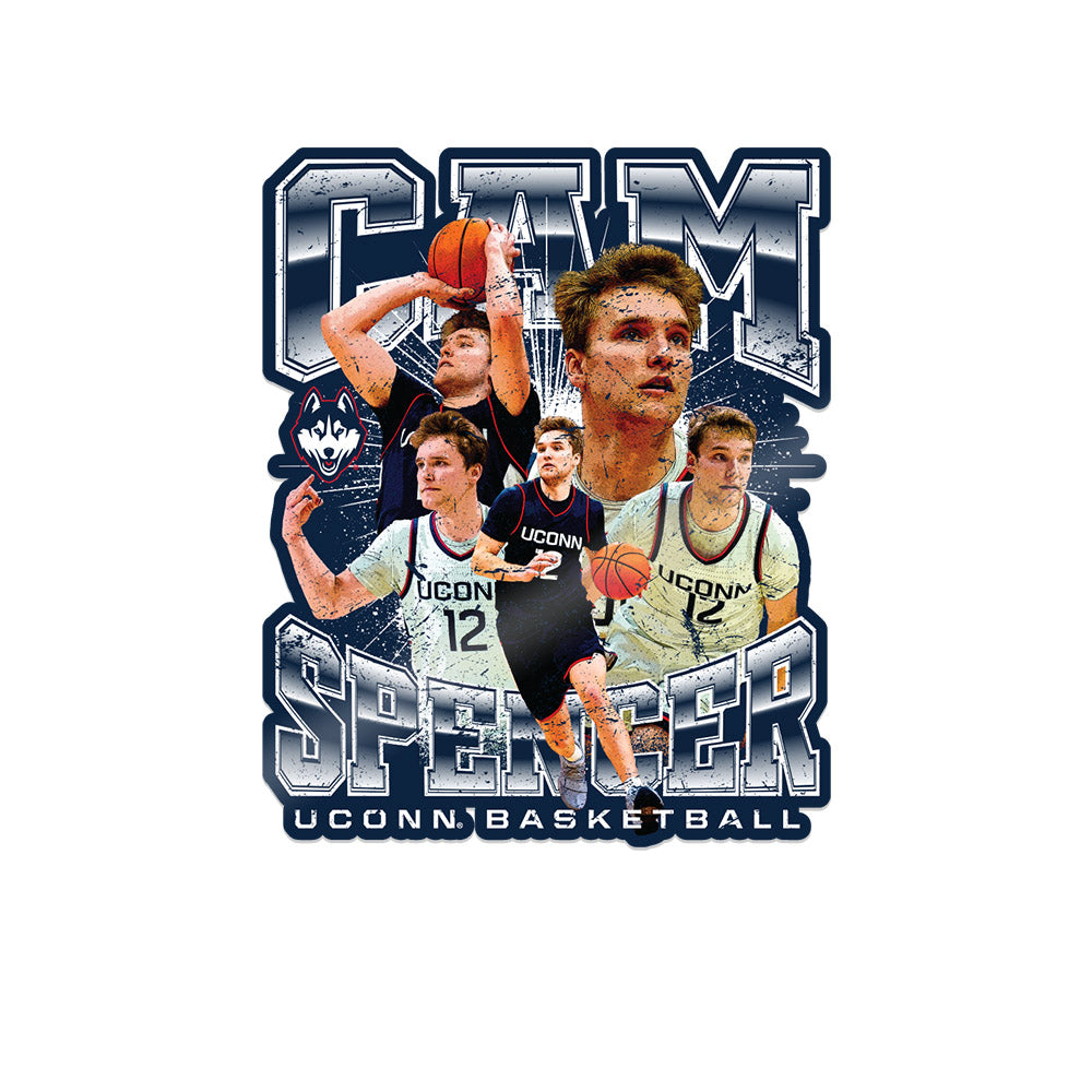 UConn - NCAA Men's Basketball : Cameron Spencer - Official 2023 - 2024 Post Season Sticker