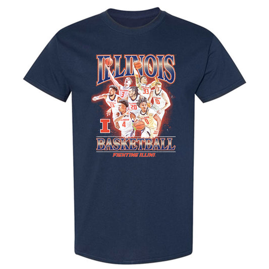 Illinois - NCAA Men's Basketball Official 2023 - 2024 Post Season T-Shirt