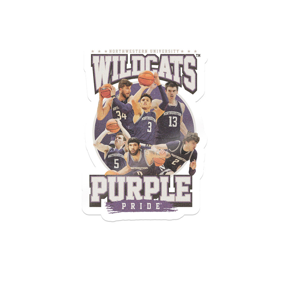 Northwestern - NCAA Men's Basketball Official 2023 - 2024 Post season Sticker