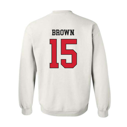 Fairfield - NCAA Men's Basketball : Jack Brown - Crewneck Sweatshirt Classic Shersey