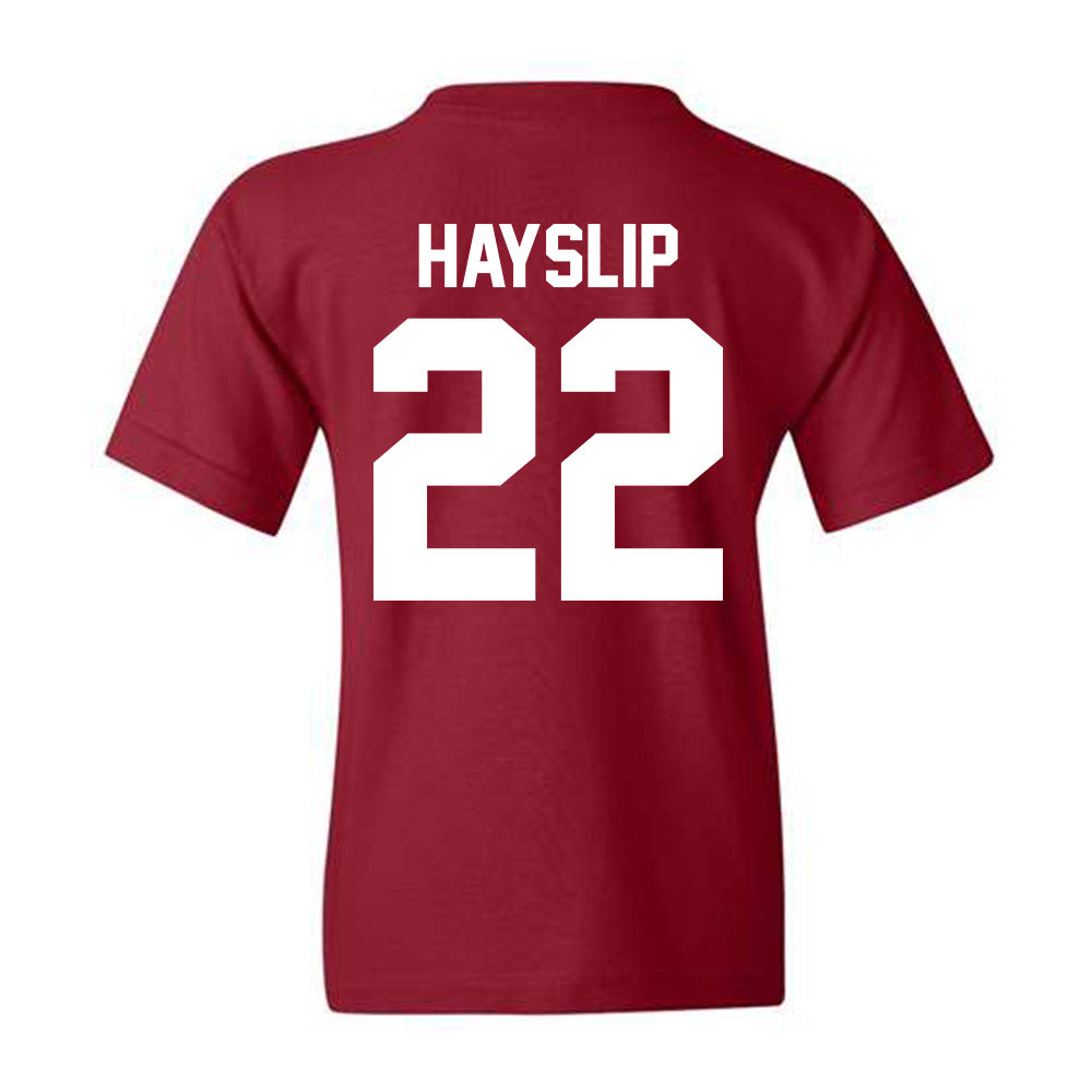 Alabama - NCAA Baseball : Camden Hayslip - Youth T-Shirt Classic Shersey