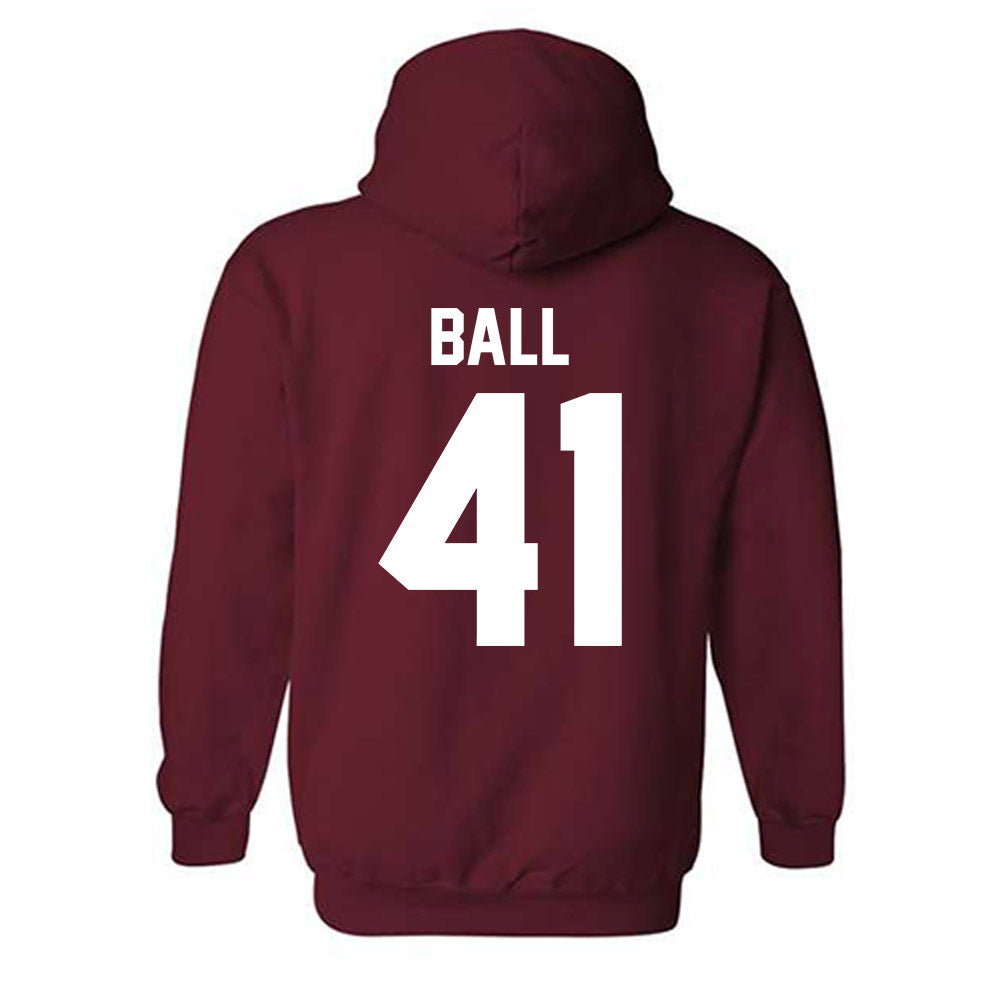 Alabama - NCAA Baseball : Connor Ball - Hooded Sweatshirt Classic Shersey