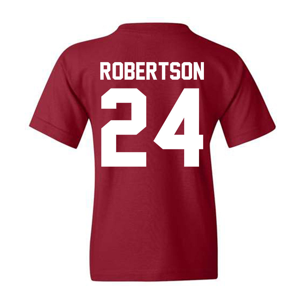 Alabama - NCAA Baseball : Tate Robertson - Youth T-Shirt Classic Shersey