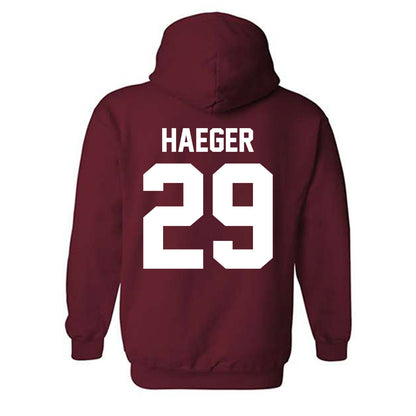 Alabama - NCAA Baseball : Evan Haeger - Hooded Sweatshirt Classic Shersey