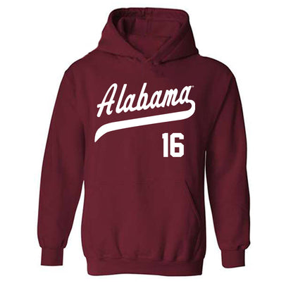 Alabama - NCAA Baseball : Jonathan Stevens - Hooded Sweatshirt Classic Shersey