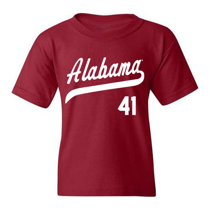 Alabama - NCAA Baseball : Connor Ball - Youth T-Shirt Classic Shersey