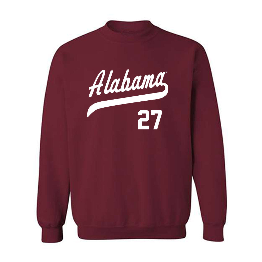 Alabama - NCAA Baseball : Ben Hess - Crewneck Sweatshirt Classic Shersey