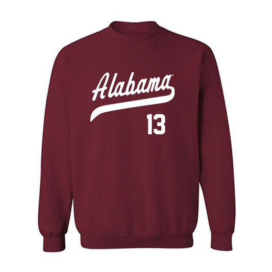 Alabama - NCAA Baseball : Bryce Eblin - Crewneck Sweatshirt Classic Shersey