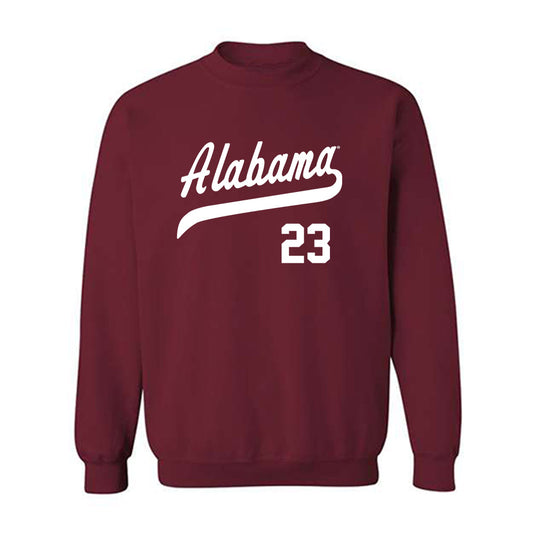 Alabama - NCAA Baseball : Aidan Moza - Crewneck Sweatshirt Classic Shersey