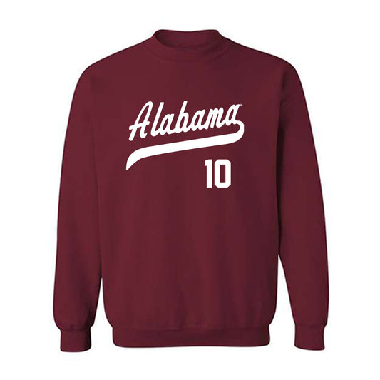 Alabama - NCAA Baseball : Joey Rubin - Crewneck Sweatshirt Classic Shersey