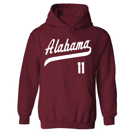 Alabama - NCAA Baseball : William Hamiter - Hooded Sweatshirt Classic Shersey