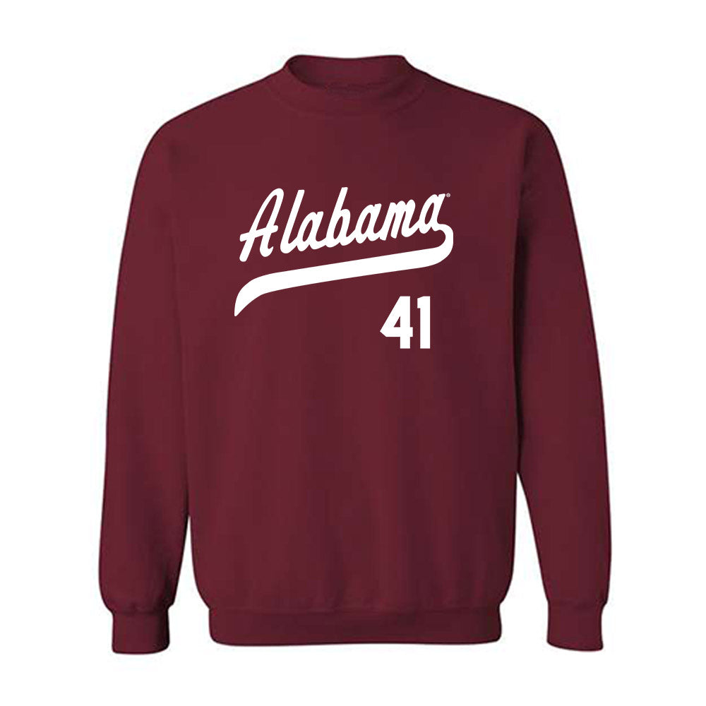 Alabama - NCAA Baseball : Connor Ball - Crewneck Sweatshirt Classic Shersey