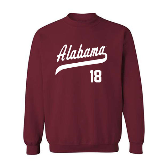 Alabama - NCAA Baseball : Will Hodo - Crewneck Sweatshirt Classic Shersey