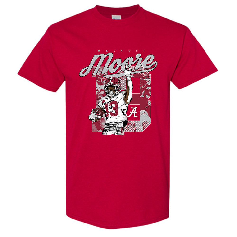 Alabama - NCAA Football : Malachi Moore T-shirt