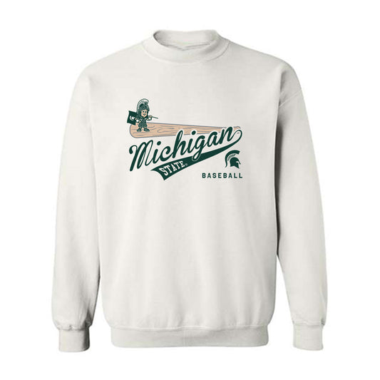 Michigan State - NCAA Baseball : Casey Mayes - Crewneck Sweatshirt Sports Shersey