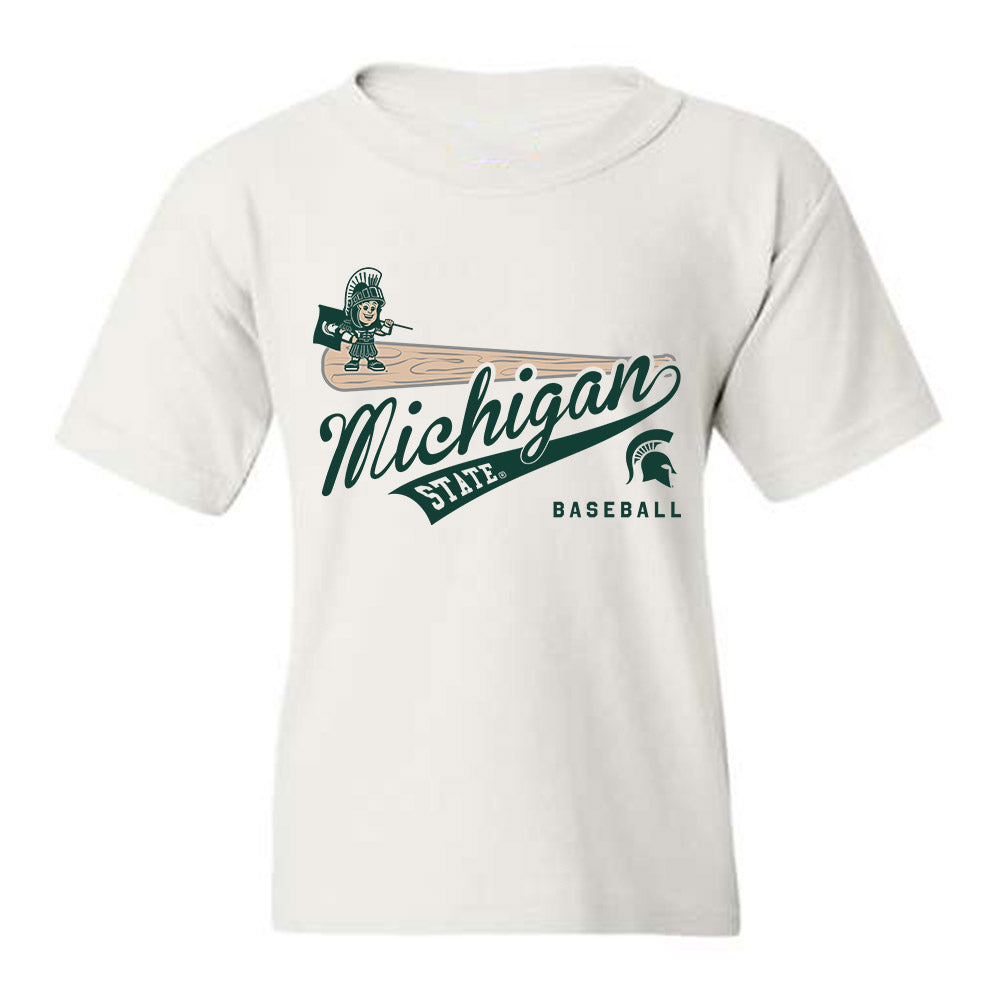 Michigan State - NCAA Baseball : Nicklas Williams - Youth T-Shirt Sports Shersey