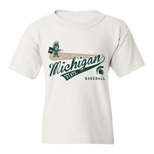 Michigan State - NCAA Baseball : Ryan Szczepaniak - Youth T-Shirt Sports Shersey