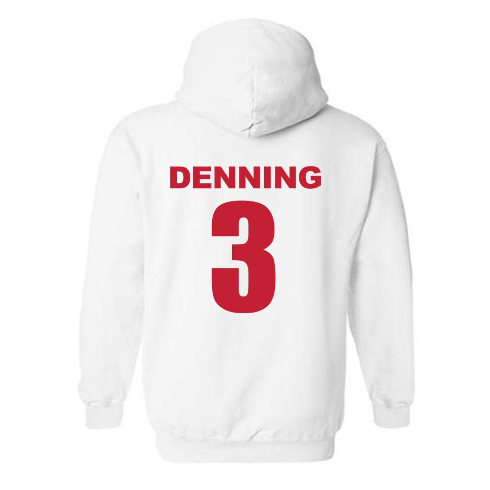 Utah - NCAA Softball : Haley Denning - Hooded Sweatshirt Sports Shersey