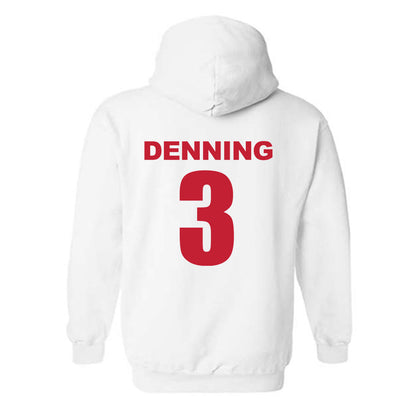 Utah - NCAA Softball : Haley Denning - Hooded Sweatshirt Sports Shersey