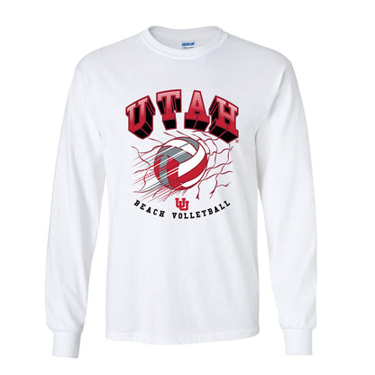 Utah - NCAA Beach Volleyball : Sydney Jacinto Meet Me At The Net Long Sleeve T-Shirt