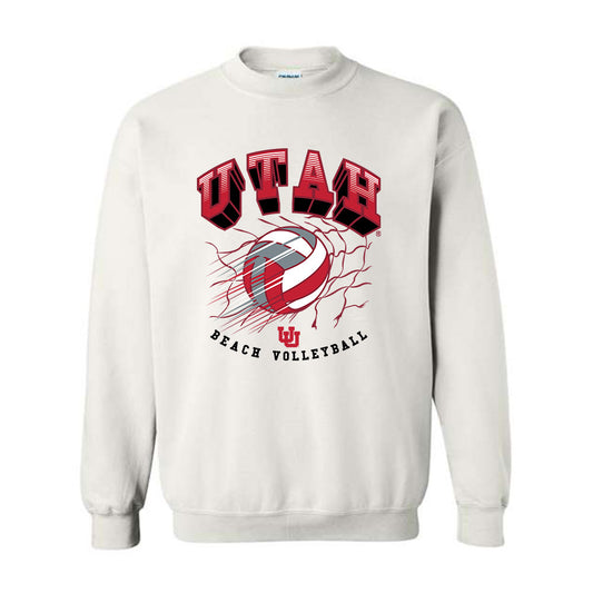 Utah - NCAA Beach Volleyball : Kylie Pitzak Meet Me At The Net Sweatshirt