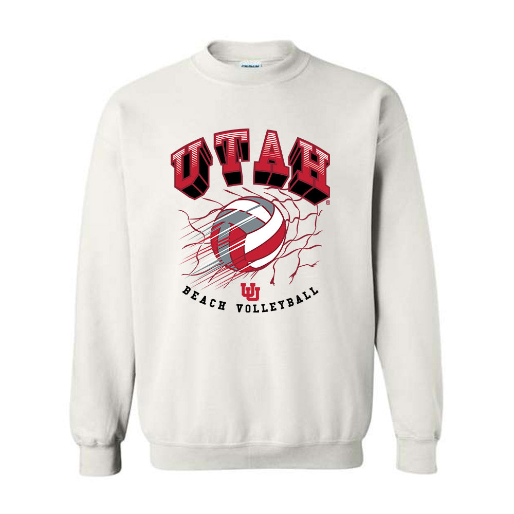 Utah - NCAA Beach Volleyball : Kylie Pitzak Meet Me At The Net Sweatshirt